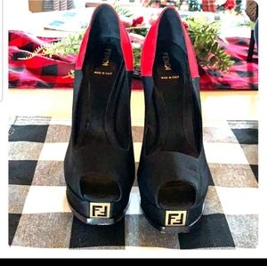 Fendi Peep Toe heel
